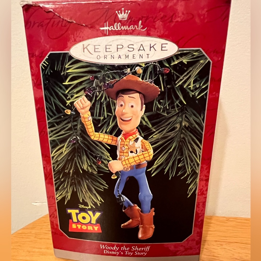 Vintage Toy Story Woody Hallmark Ornament in Box